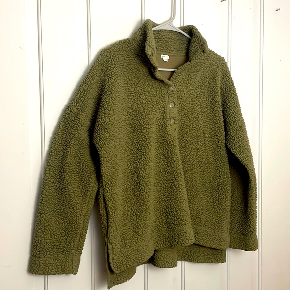 Aerie women’s 3/4 snap fleece